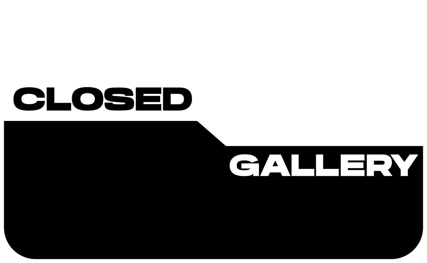 Closed Gallery System sticker