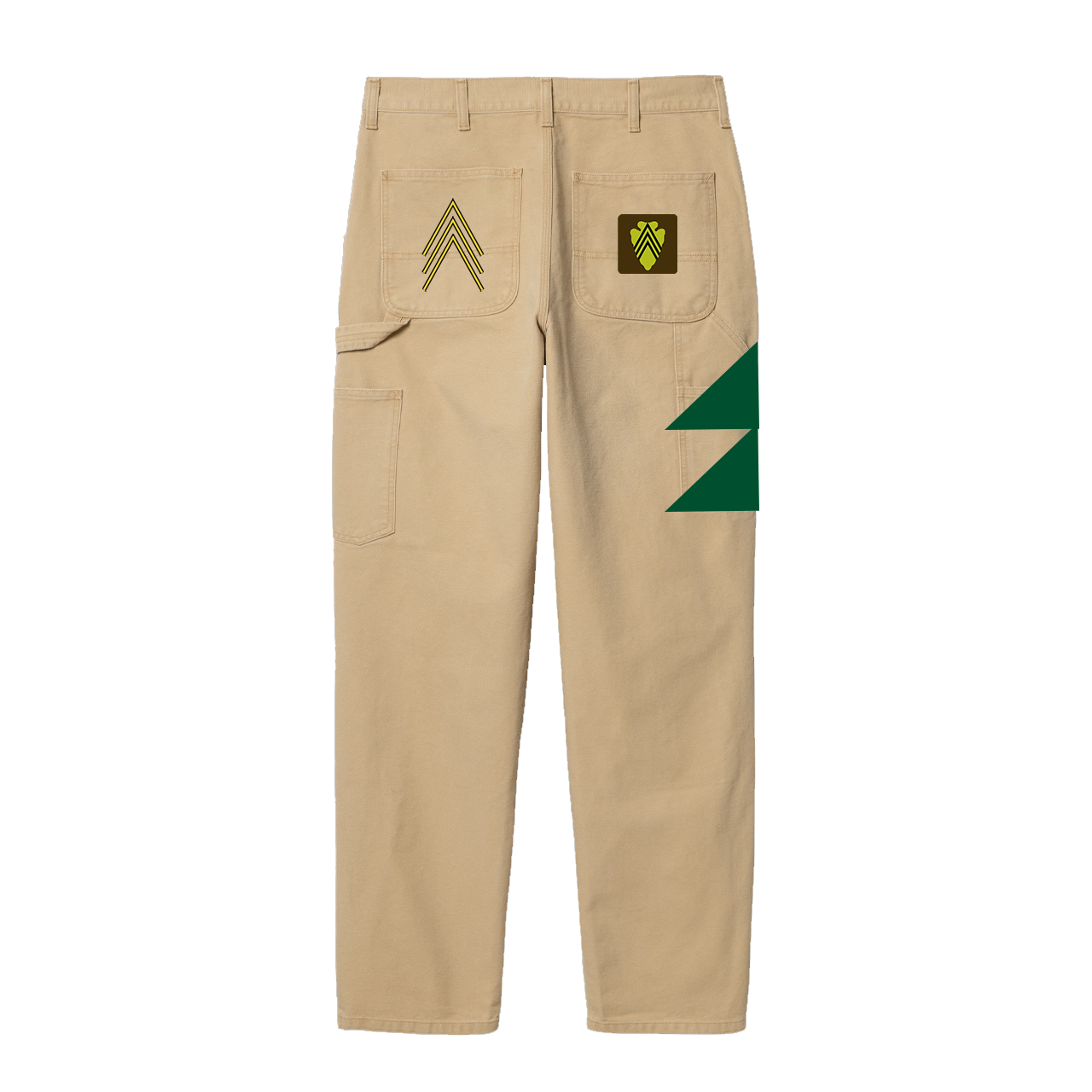 Evergreen Pocket Double Knees