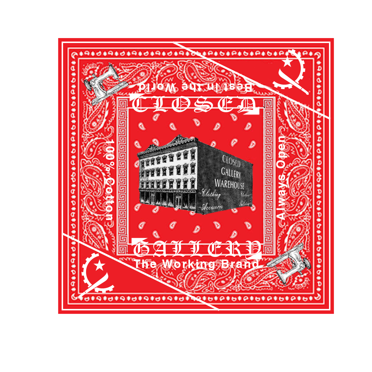 Factory Print Bandana