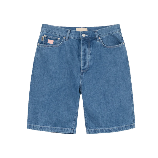 Pink Tile Denim Jorts